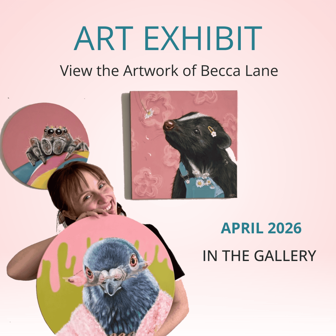 art exhibit april 2026 becca lane (instagram post)