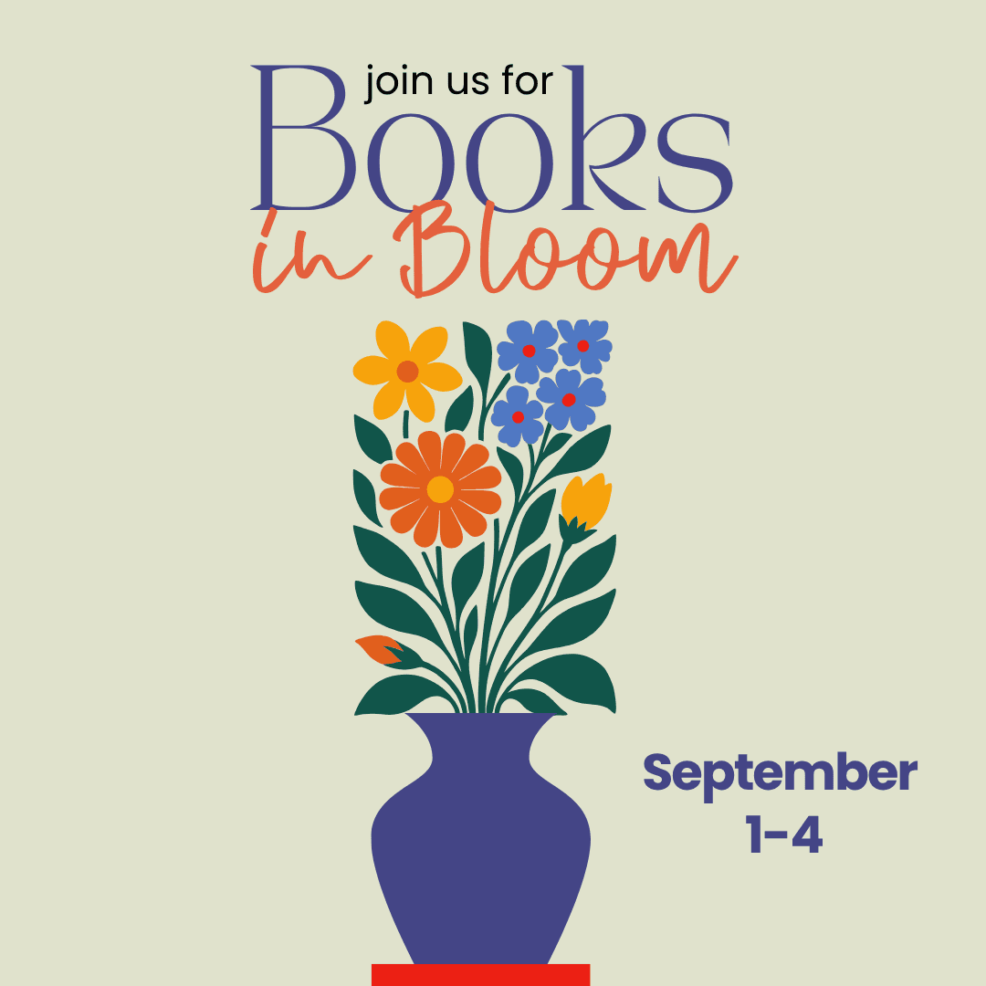 books in bloom (instagram post)