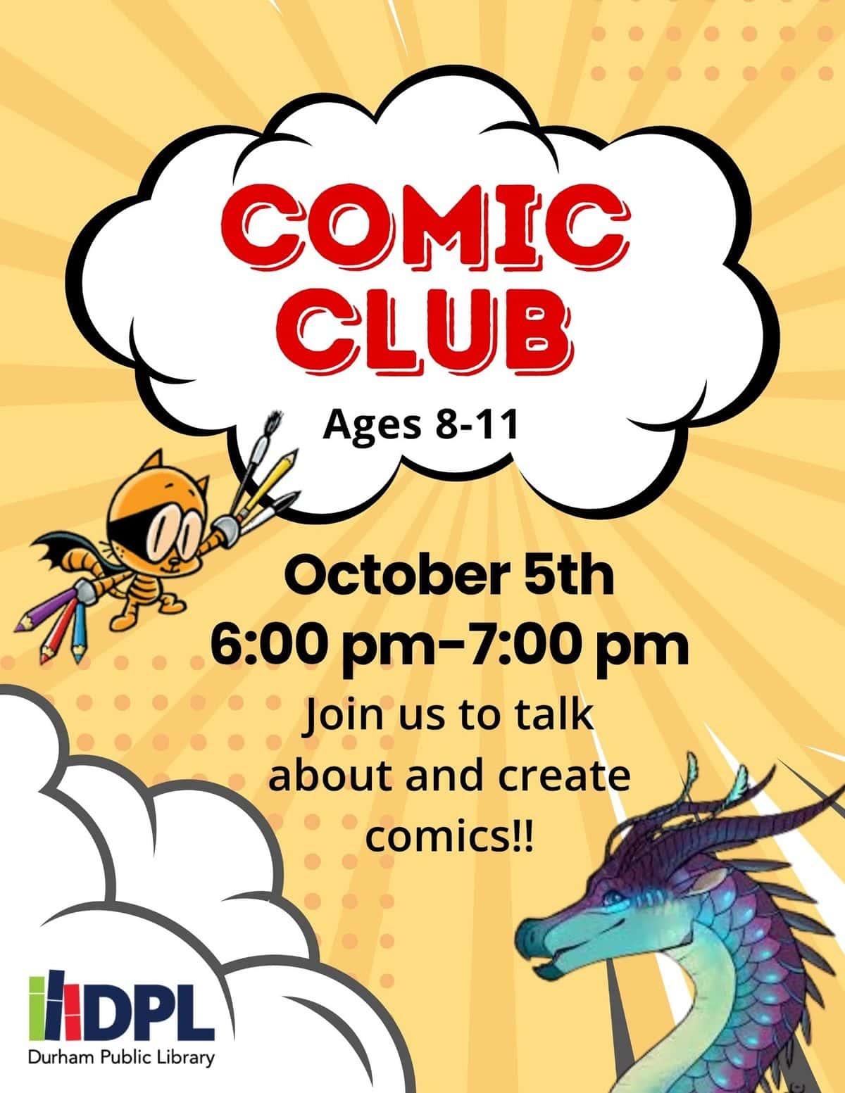 comic club fall 2026