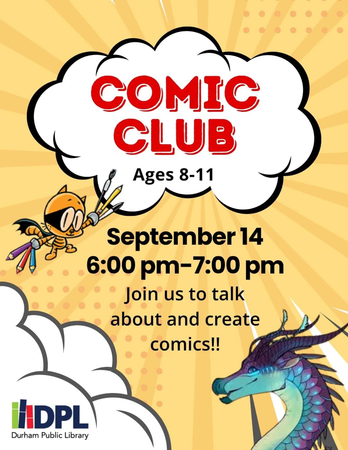 comic club fall 2026