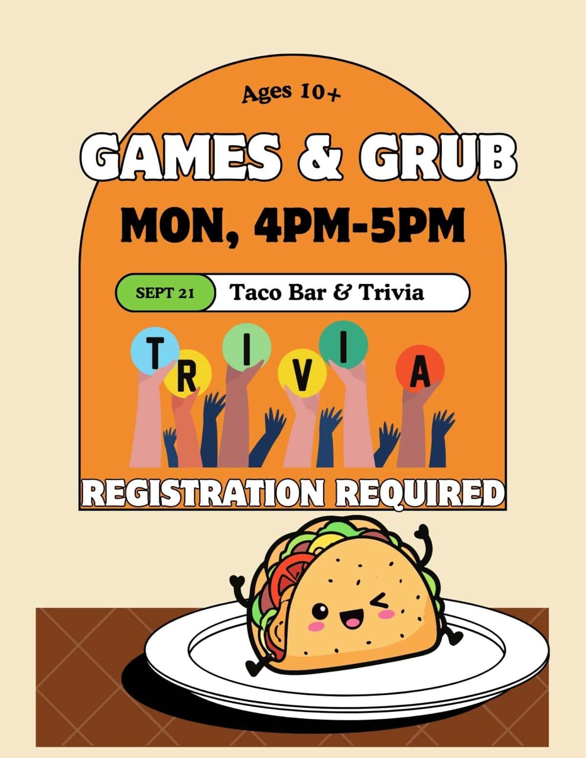 games & grub