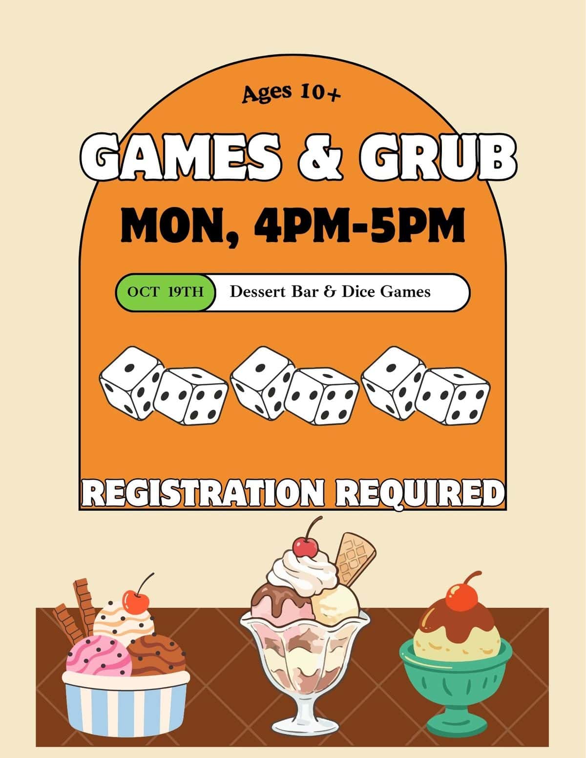 games & grub