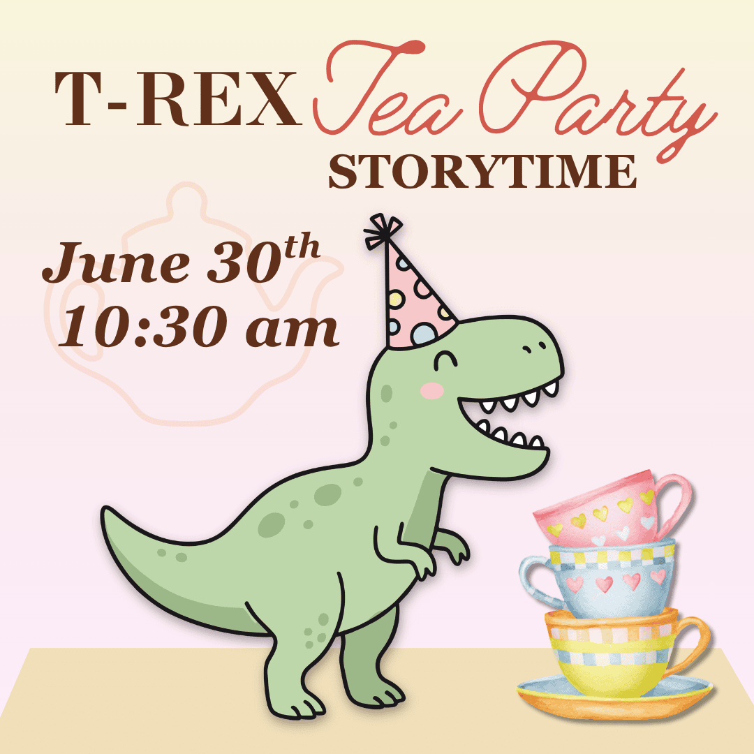 t rex tea party (instagram post)