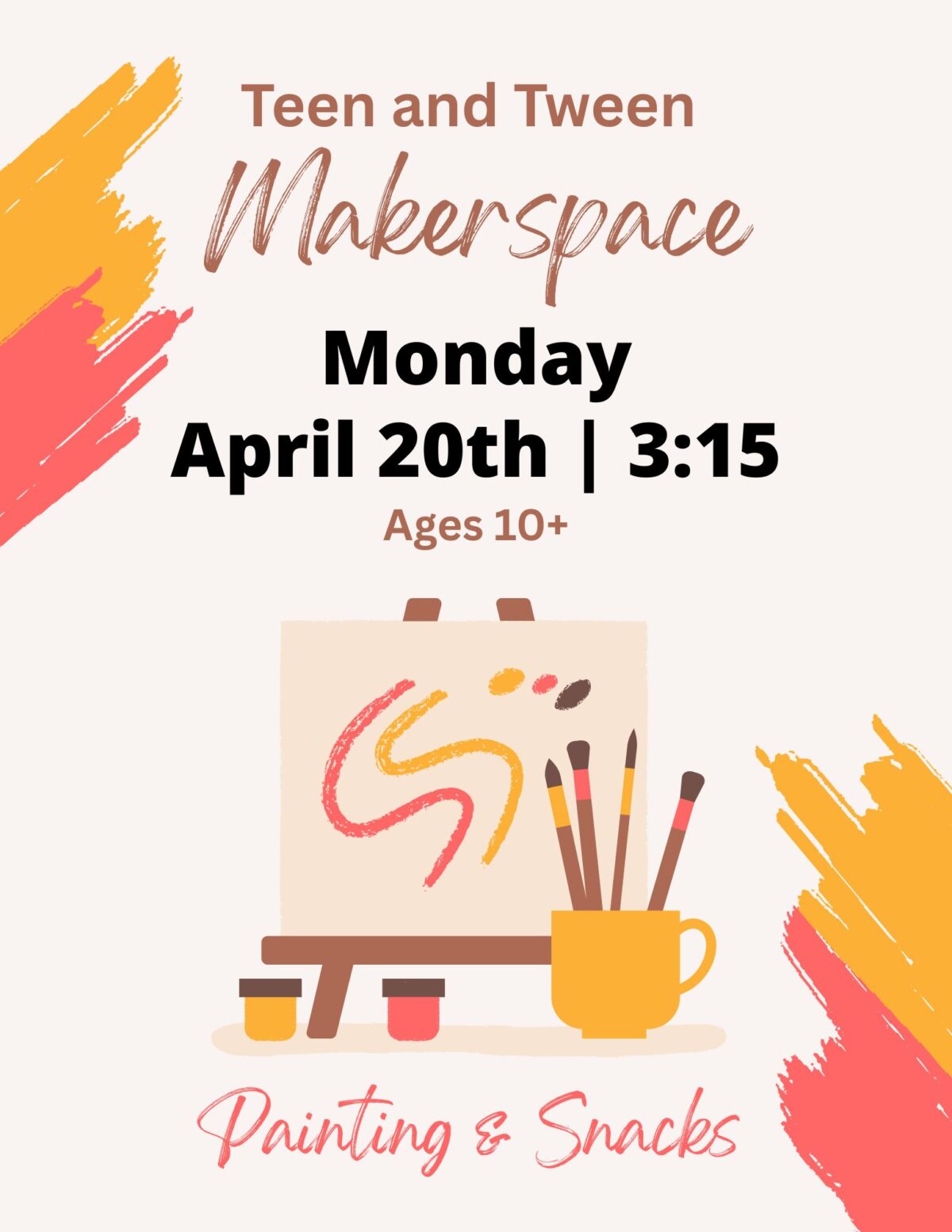 tween & teen makerspace (8.5 x 11 in)
